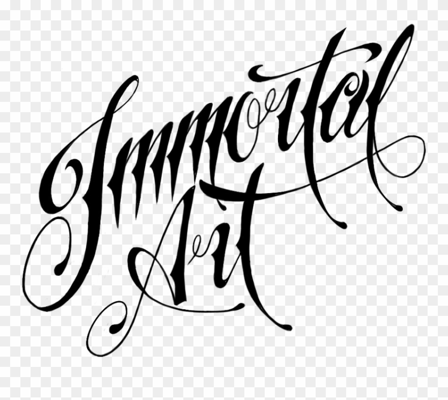 Immortal Art Studio - Тату Immortal Clipart