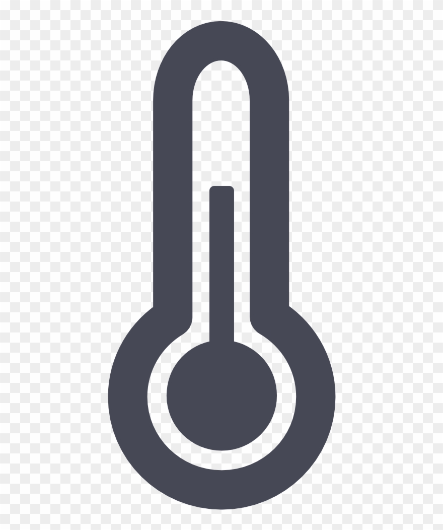 Icon Of Thermometer - Thermometer Logo Png Clipart