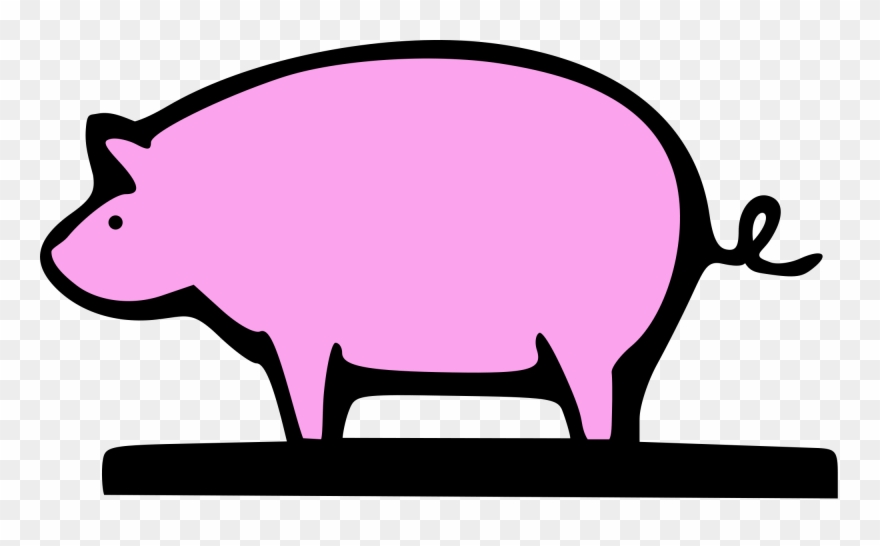Open - Pig Clip Art Free - Png Download