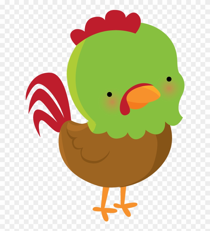 Chicken Clip Art, Farm Animal Party, Farm Party, Coreldraw, - Minus Granja - Png Download