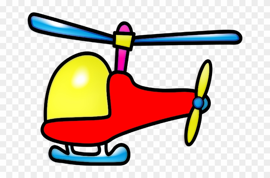 Helicopter Clipart Transparent - Transport Pictures For Children - Png Download