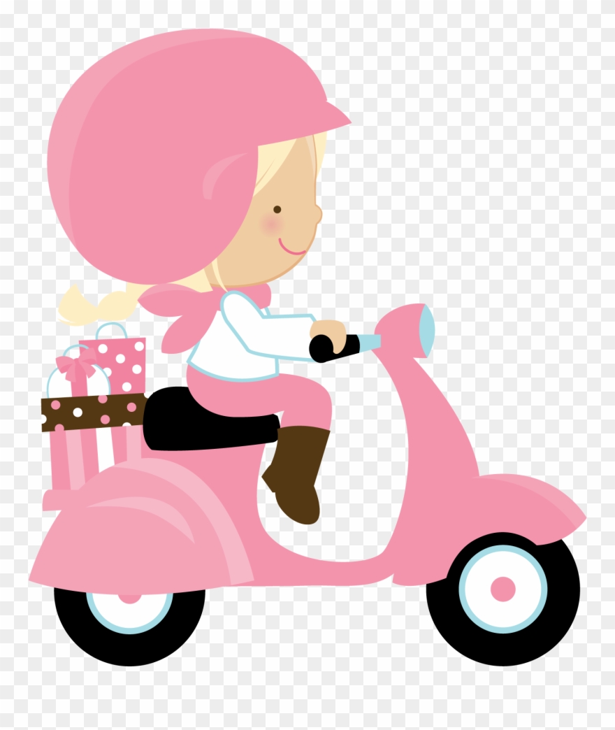 Image Royalty Free Stock We Love Paris Zwd Artboards - Menina Na Moto Desenho Clipart