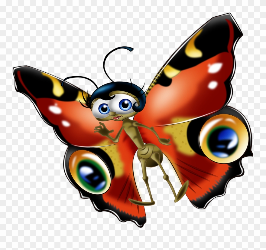 0 10c8a7 32ce294e Orig Butterfly Images, Butterfly - رسم فراشة و نحلة Clipart