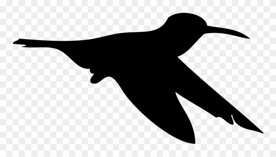 Silhouette Hummingbird - All About Birds Clipart