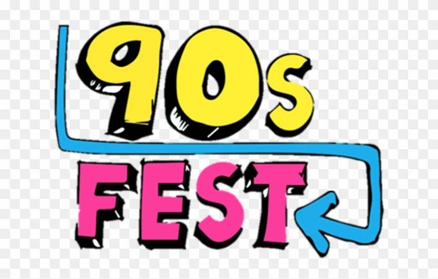 Jpg Royalty Free 90s Clipart Ninety - 90s Fest Logo - Png Download