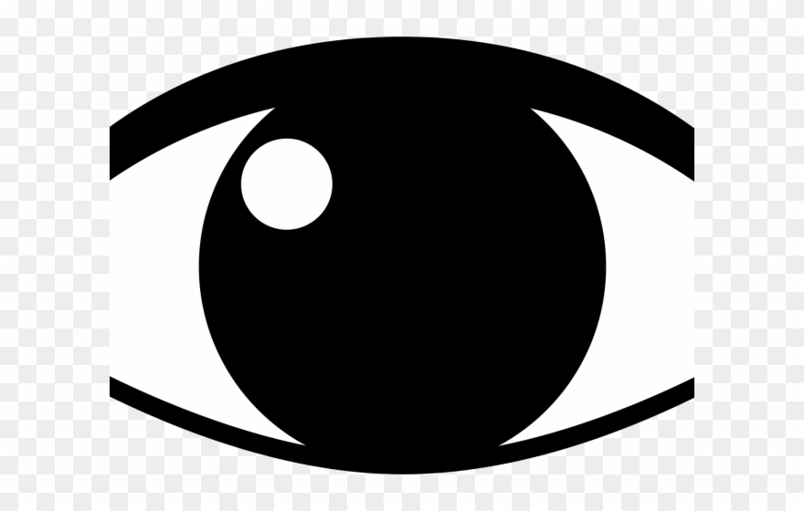 Potato Clipart Eye - Eye Free Clip Art Black And White - Png Download
