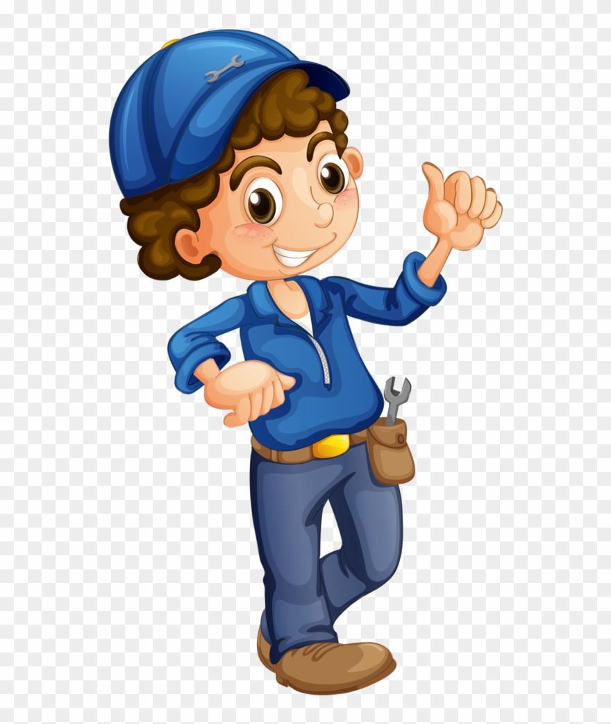 Auto Mechanic Cartoon Clipart