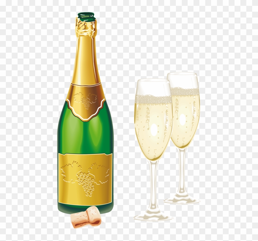 Яндекс - Фотки - New Year Champagne Png Clipart