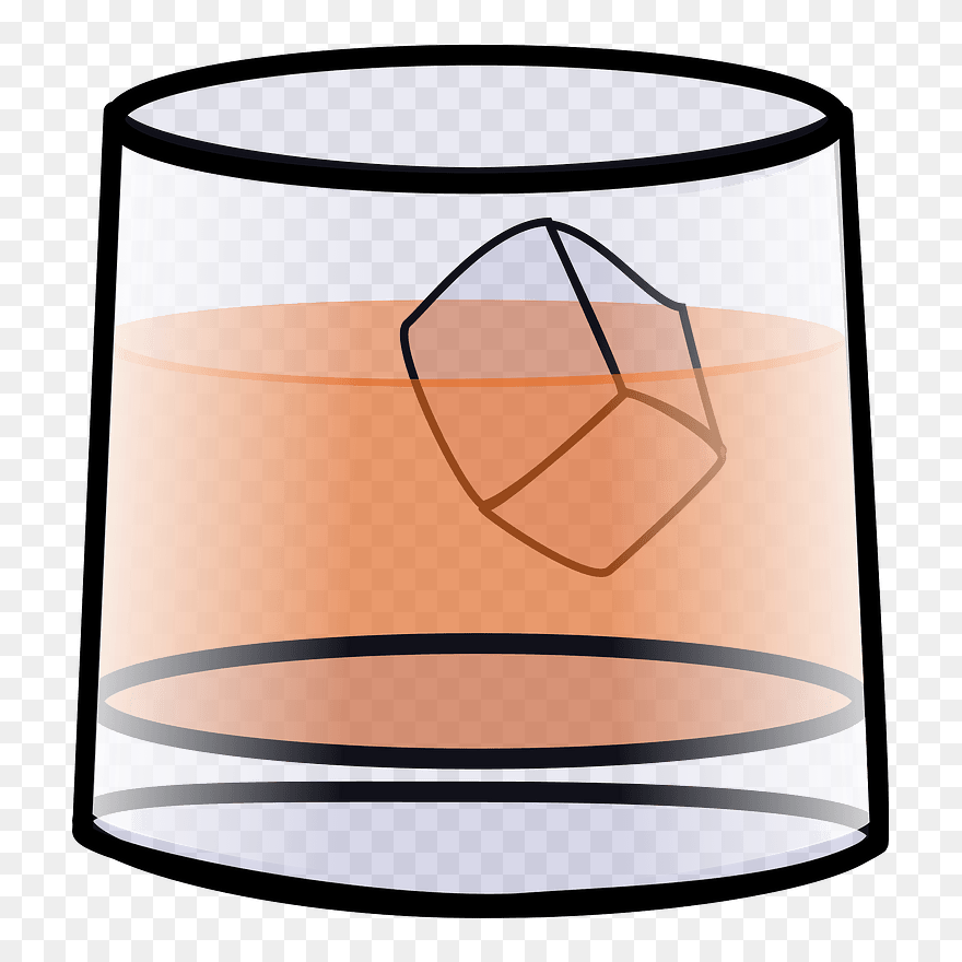 Cartoon Glass Of Alcohol Clipart