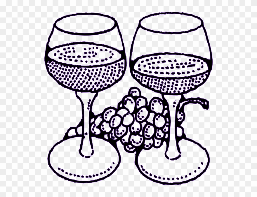 Large Wine Glasses With - Wine Glass Vector Png Art Clipart