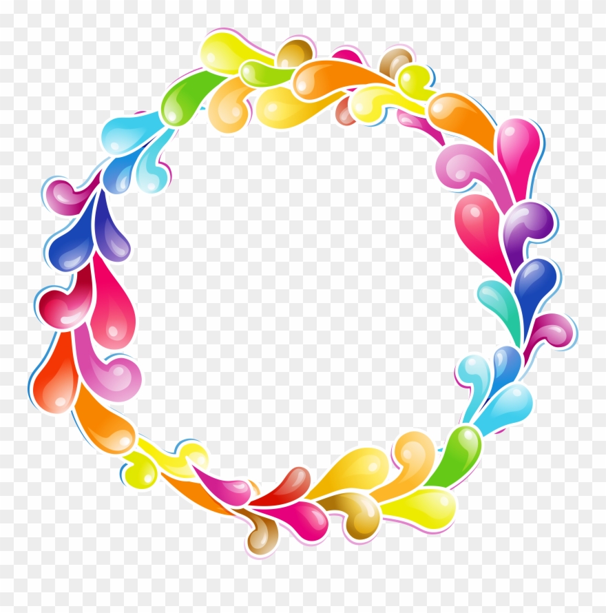 Banner Free Stock Png Pinterest Clip Art Scrapbook - Marcos En Circulo Transparent Png