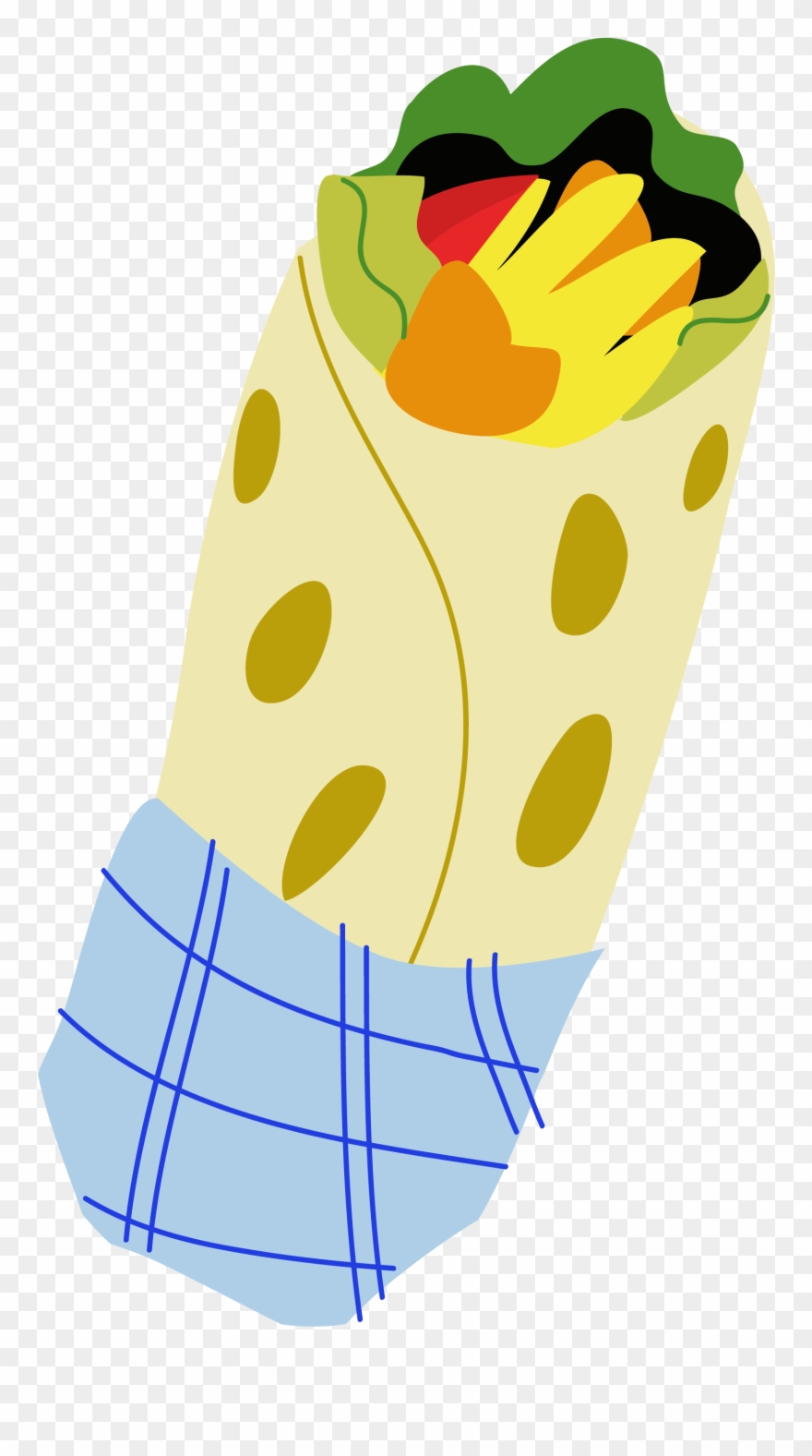 Shawarma - Clip Art Shawarma Png Transparent Png