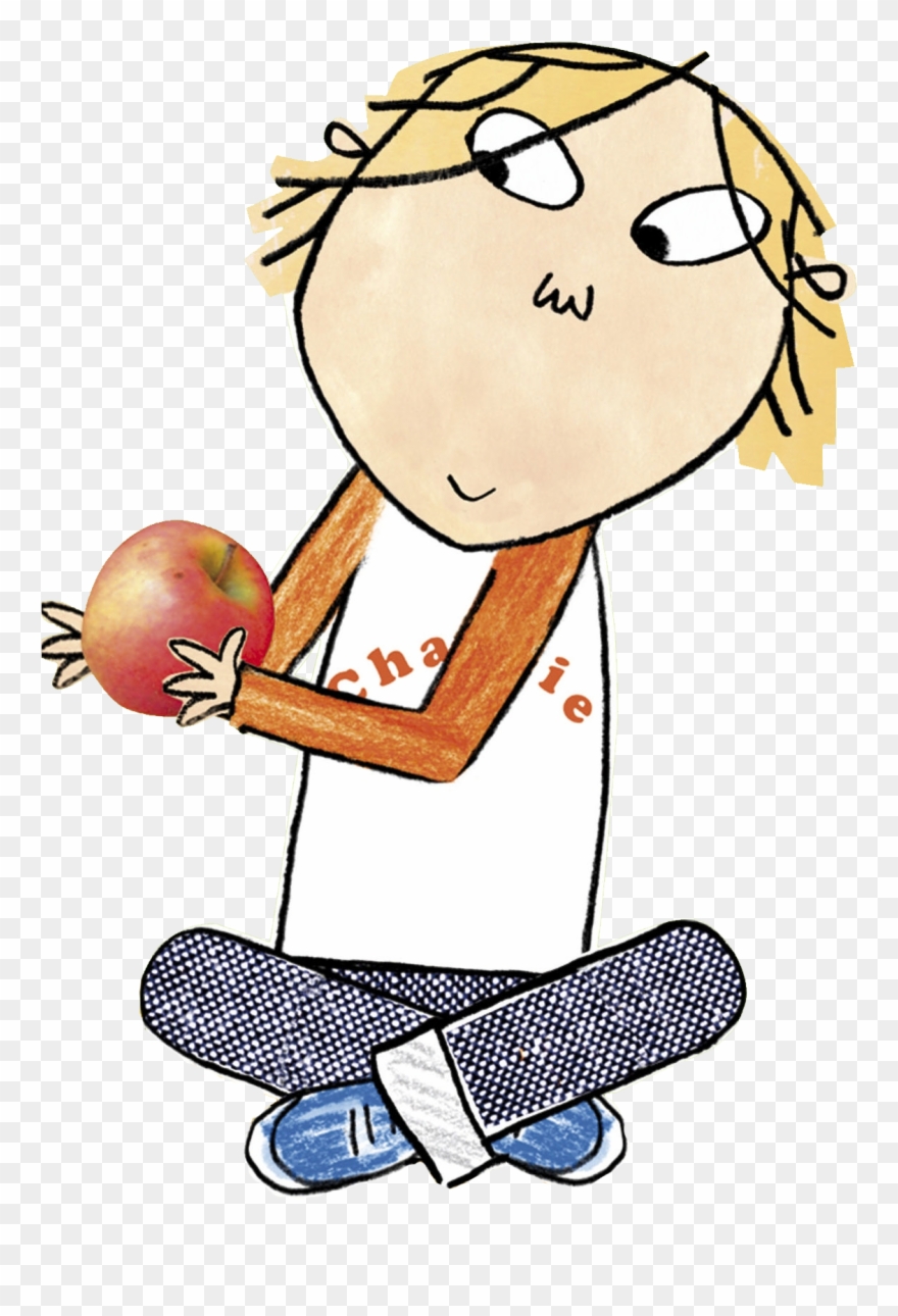 Babysitting Clipart Child Reading Book - Charlie And Lola Hands - Png Download