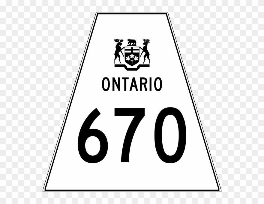 Ontario Highway - Ontario Coat Of Arms Clipart