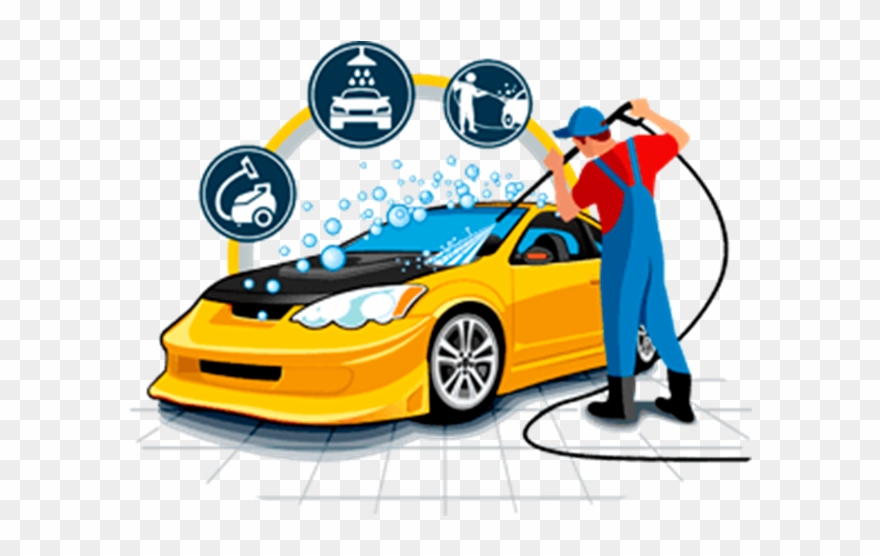 Car Graphics Vector Cleaning Wash Download Free Image - Car Wash Vector Png Clipart