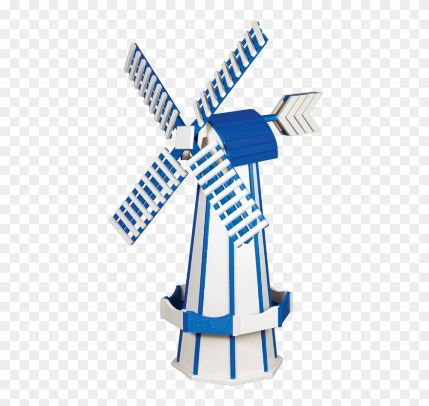 Decorative Garden Windmill Made From Maintenance Free - Amish Built Windmills Clipart
