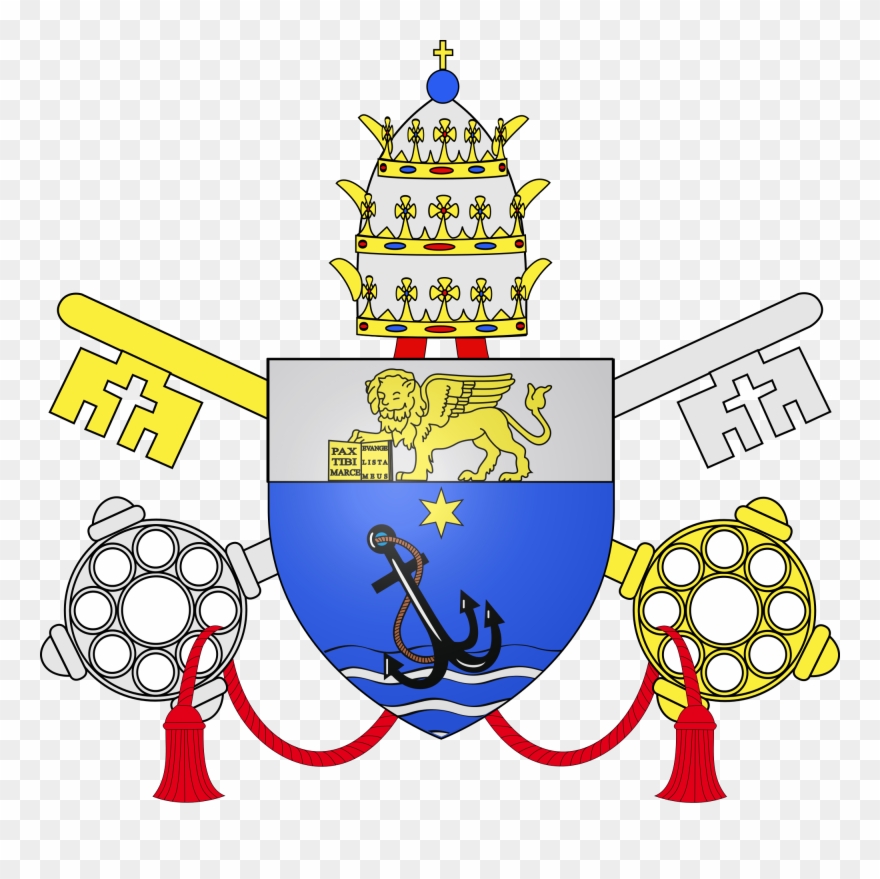 Open - Pius X Coat Of Arms Clipart