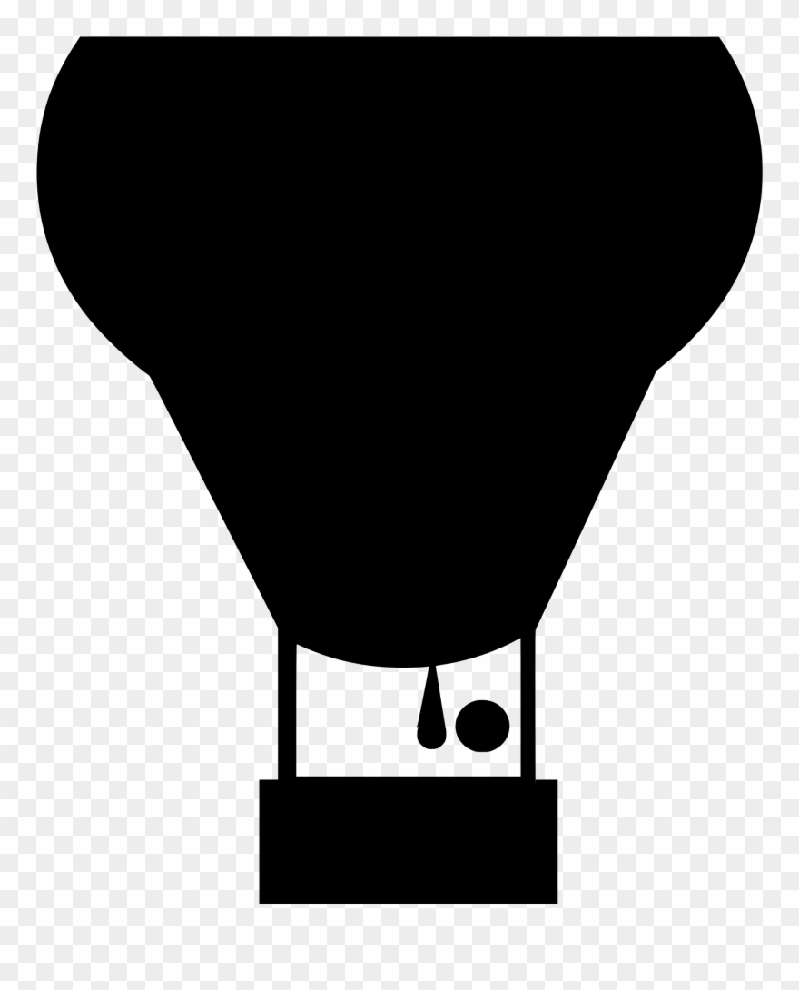 File - Ballooning Pictogram - Svg - Hot Air Balloon Clipart