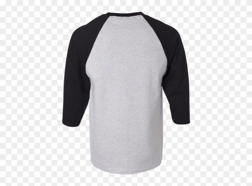 Baseball Shirt Clip Art Free 174431 - 3 Quarter Shirt Back Front - Png Download
