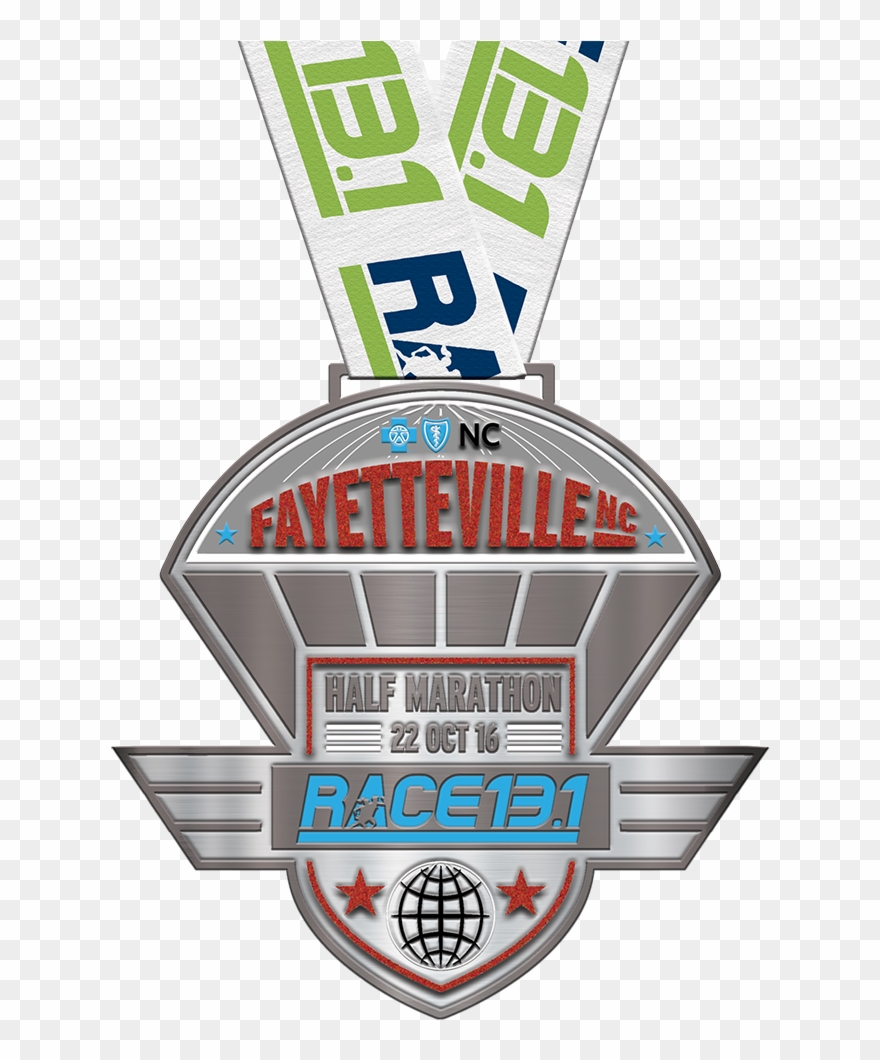 All Half Marathon Finishers Will Receive This Medal - Fayetteville Half Marathon Medal Clipart