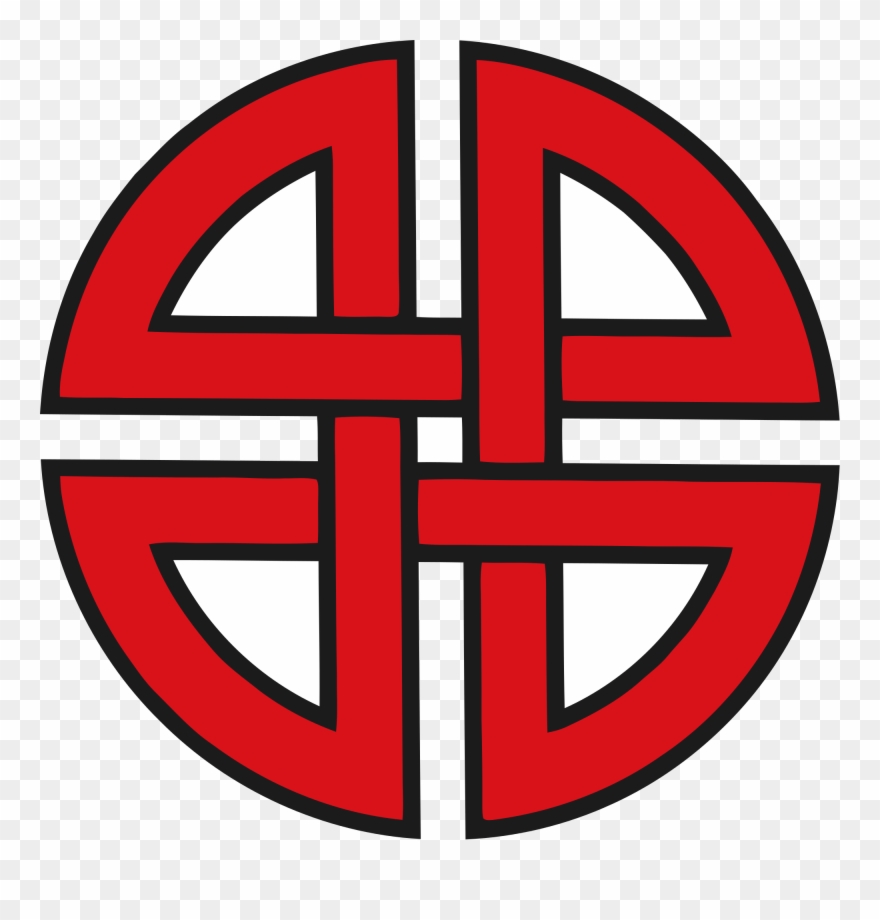 Open - Nordic Odin Shield Knot Clipart