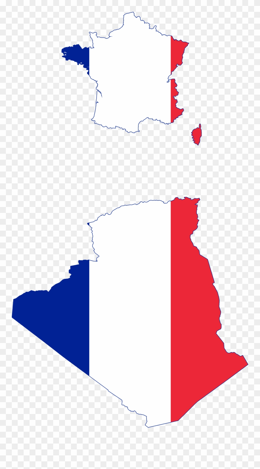 Free Png Download Vichy France Flag Map Png Images - French Algeria Alternate History Clipart