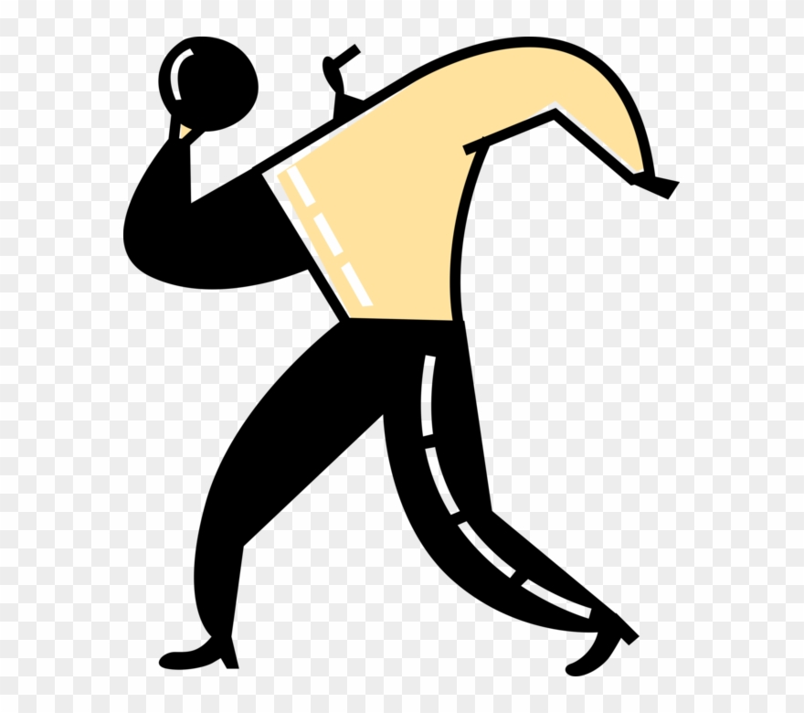 Vector Illustration Of Track And Field Athletic Sport Clipart