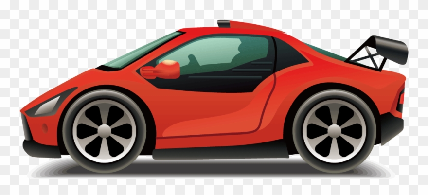 Clipart Free Download Sports Car Convertible Cartoon - Carro Png Transparent Png