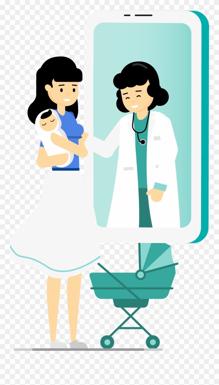 We Are Dedicated To Making Healthcare Simple, Convenient - Cartoon Clipart