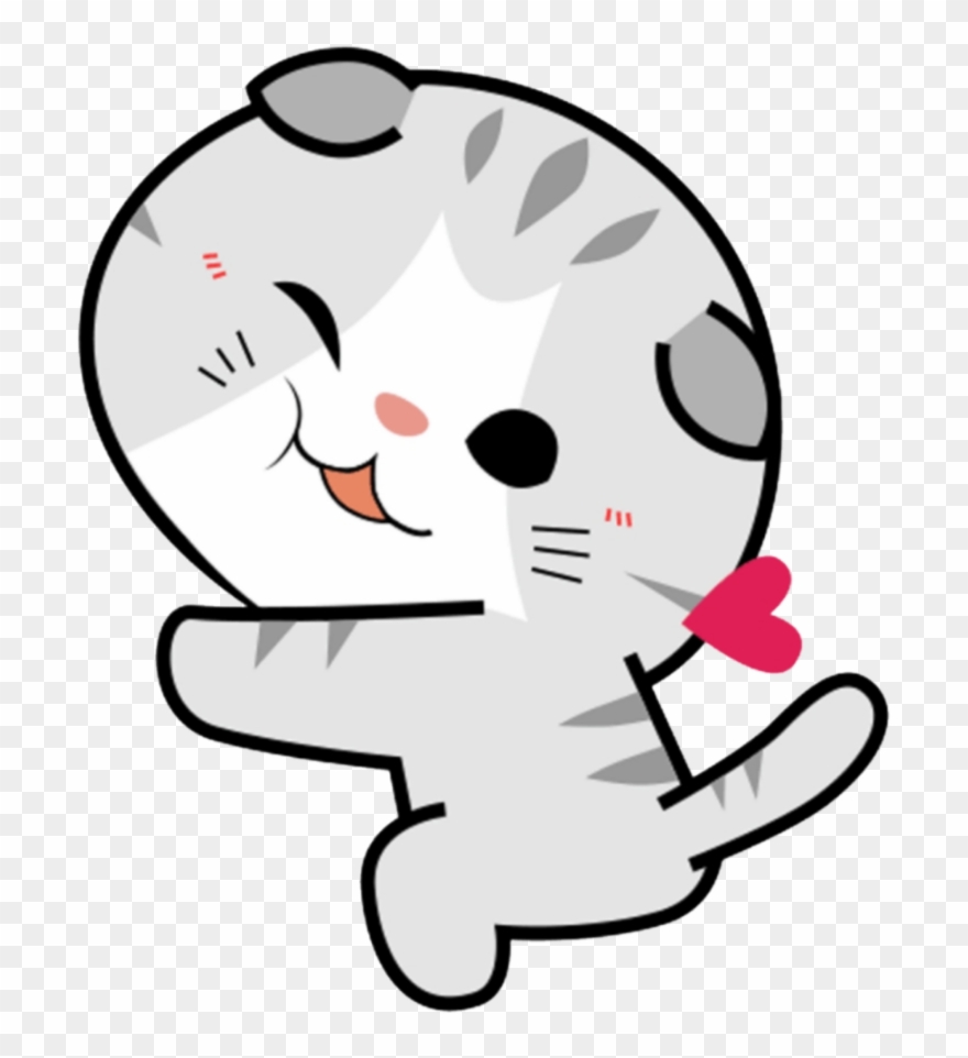 Pet Sticker - Kawaii Cat Png Clipart
