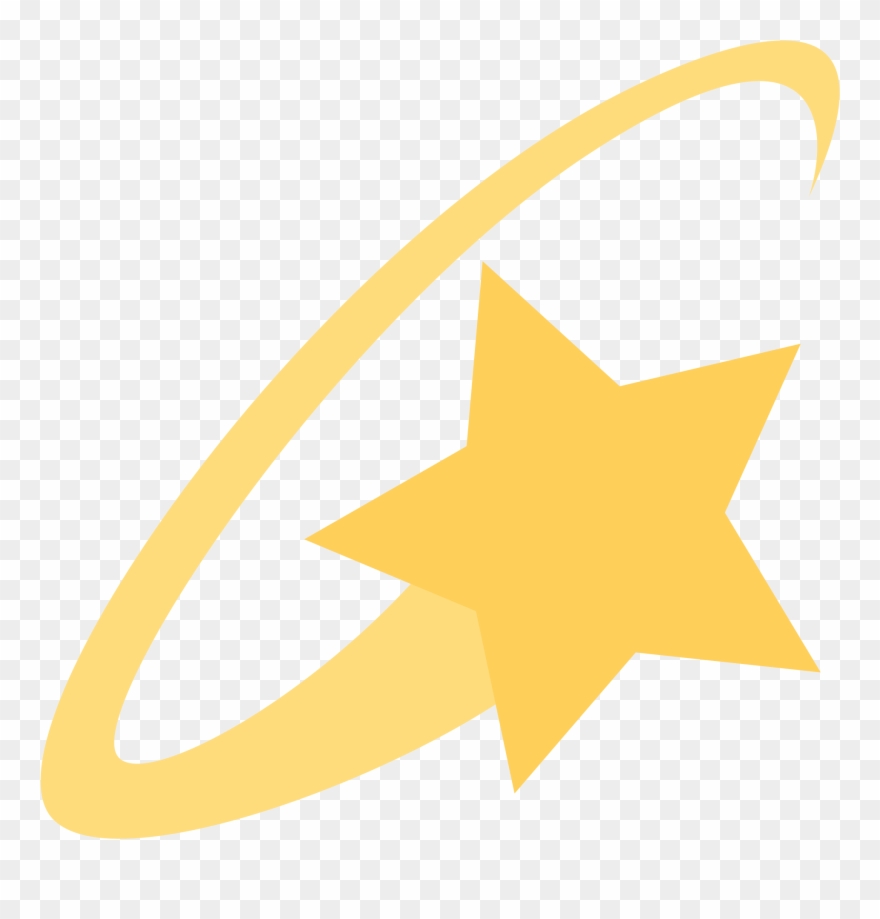 Open - Star Emoji Transparent Background Clipart