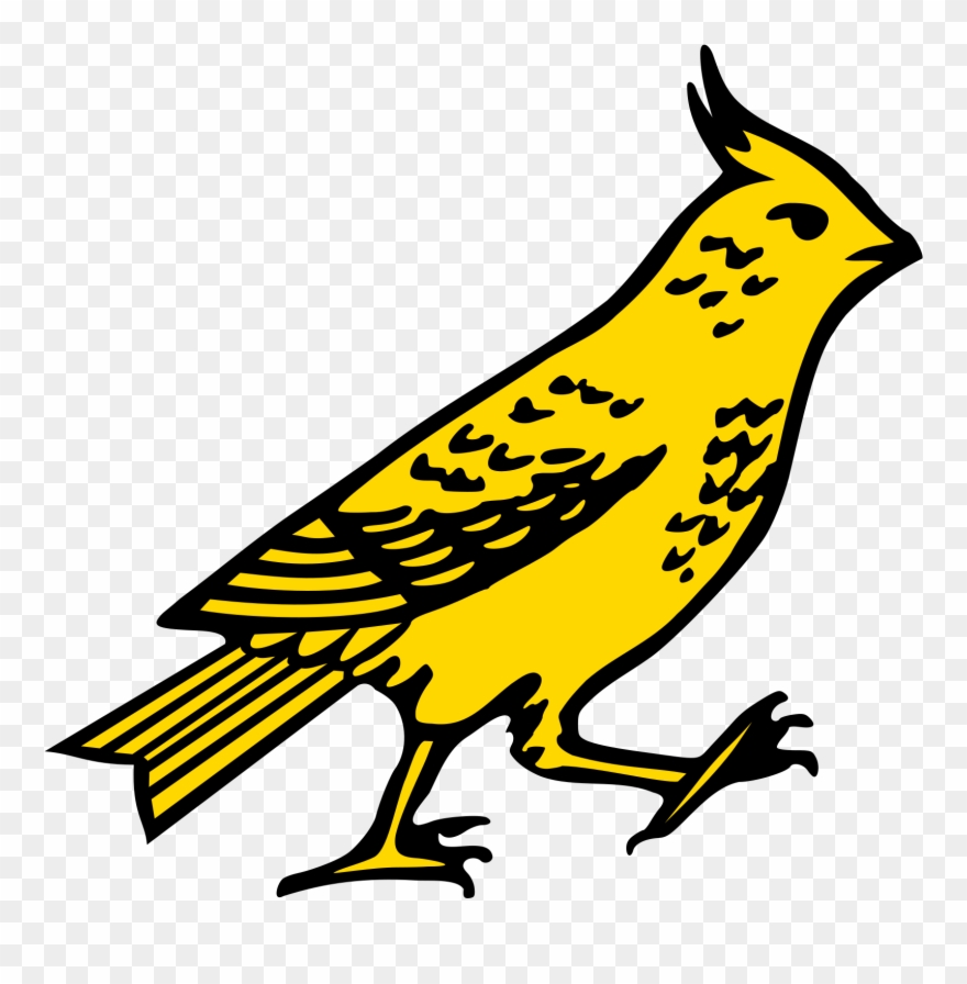 Open - Lark Heraldry Clipart