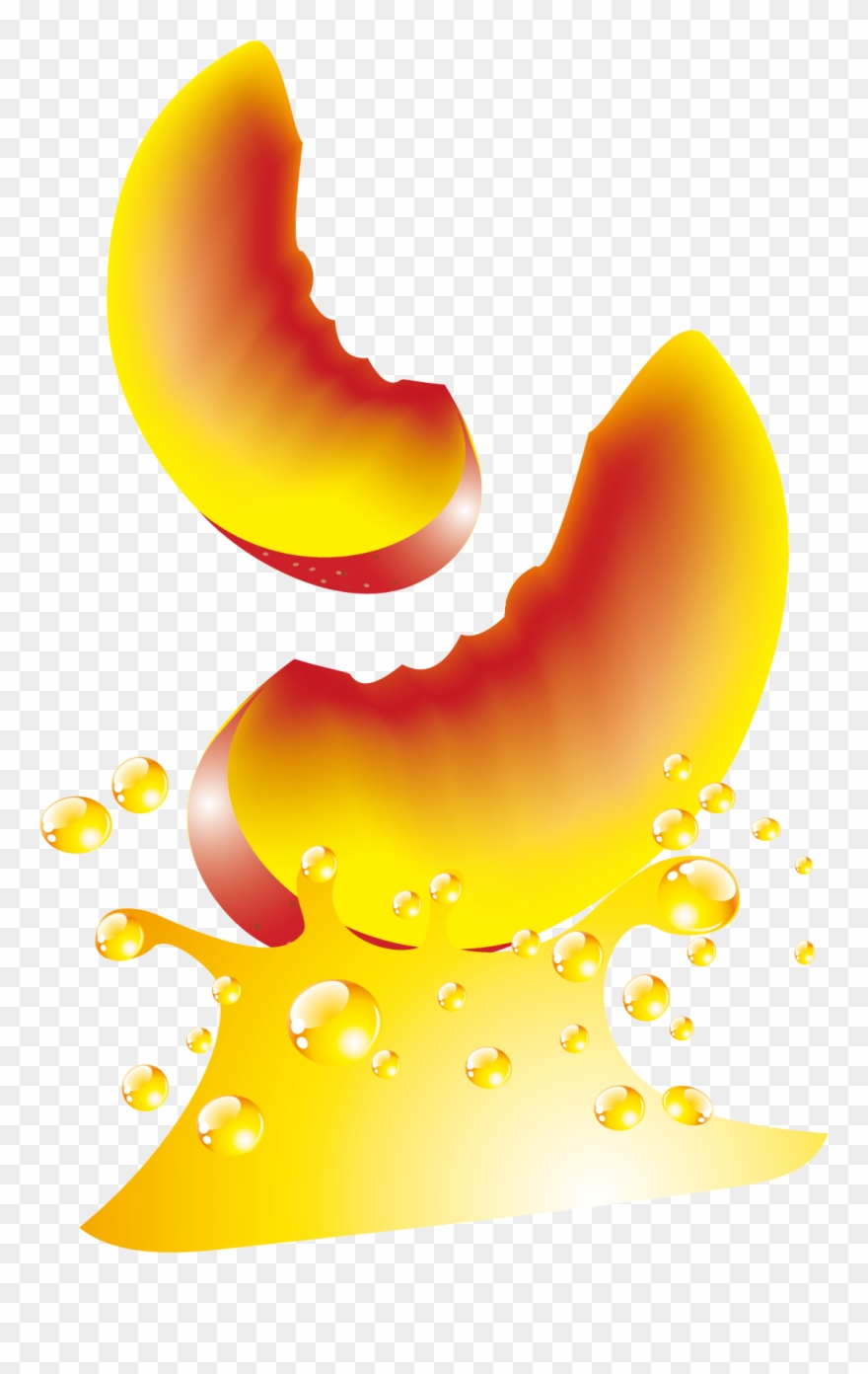 Apple Slices And Apple Juice Vector - Graphic Design Clipart