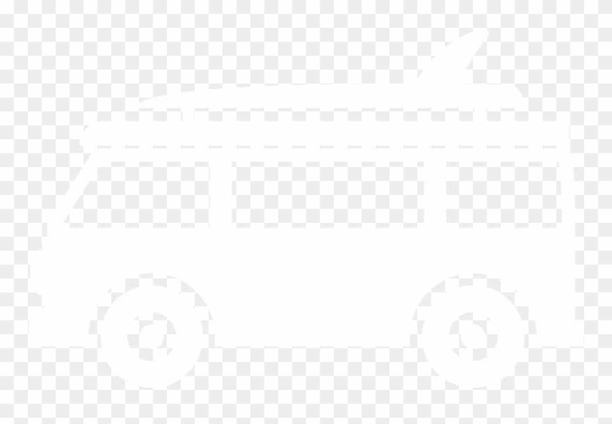 Vector Element 2 01 - Surfer Van Vector Black And White Clipart