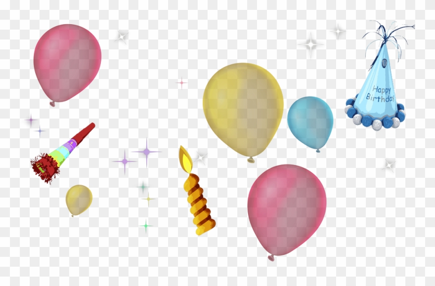 Feliz Cumpleanos Clip Art - Balloon - Png Download
