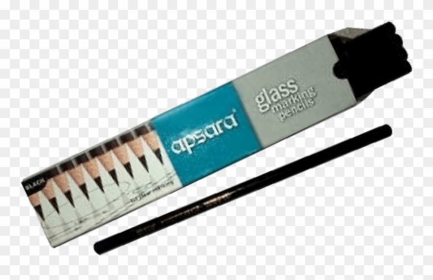 Apsara Glass Marking Black Pencil Box - Eye Liner Clipart