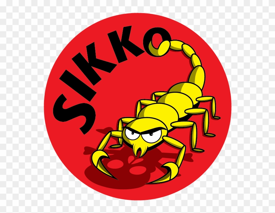 Sikko The Scorpion Stickers - Plain White T Shirts Clipart