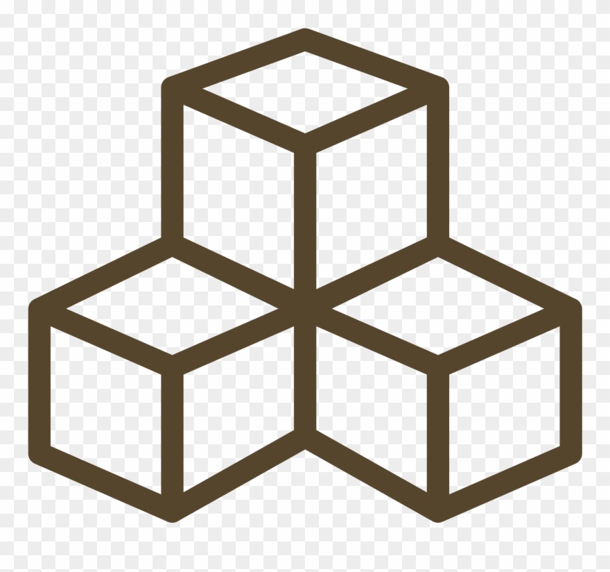 No Sugar - Cubes Black And White Png Clipart