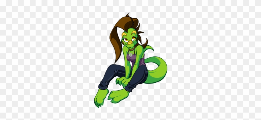 Lizardbeth T-shirt - Cartoon Clipart