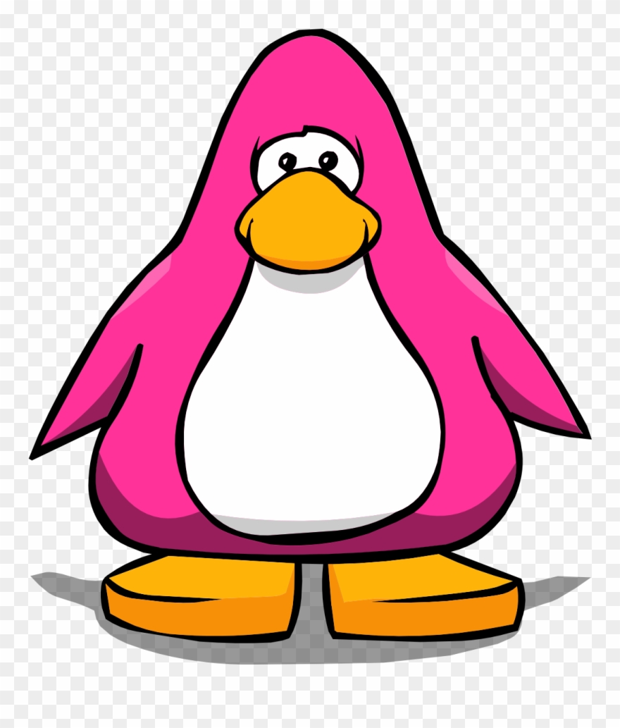 Club Penguin Pink Penguin Clipart