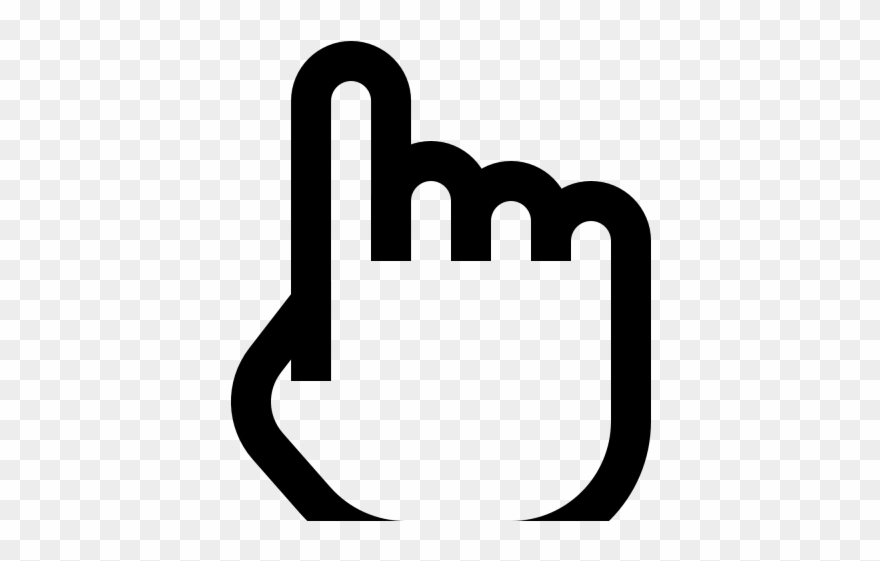 Pointer Clipart Finger Touch - Middle Finger Icon Svg - Png Download