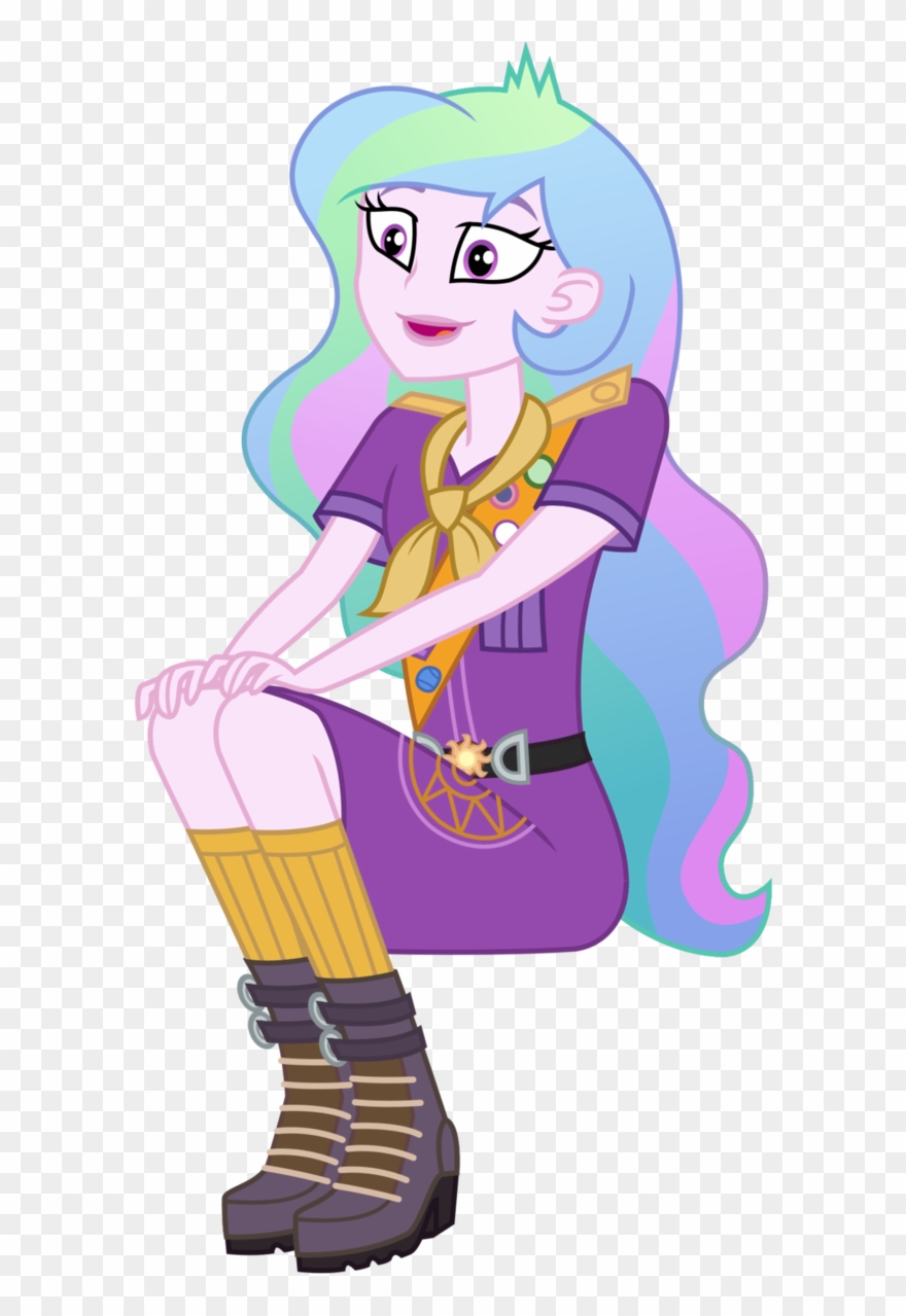 Camp Everfree Celestia By Sketchmcreations - Mlp Eg Legend Of Everfree Celestia Clipart