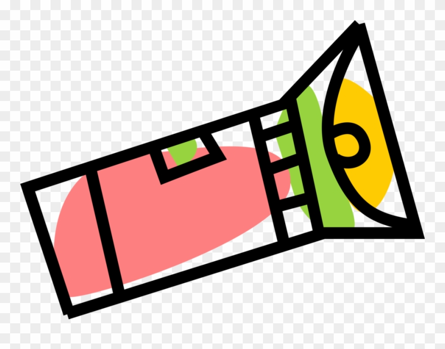 Vector Illustration Of Portable Hand-held Electric Clipart