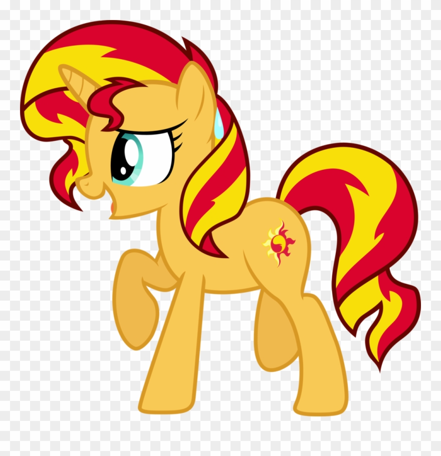 Pilot231, Backing Away, Canon, Female, Mare, Pony, - Mlp Sunset Shimmer Png Clipart