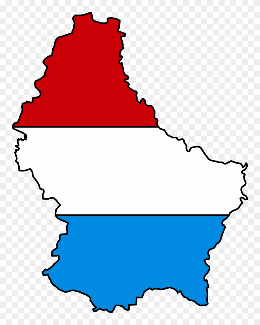 Entire Government Of Luxembourg Resigns After Spying - Luxembourg Flag And Map Clipart
