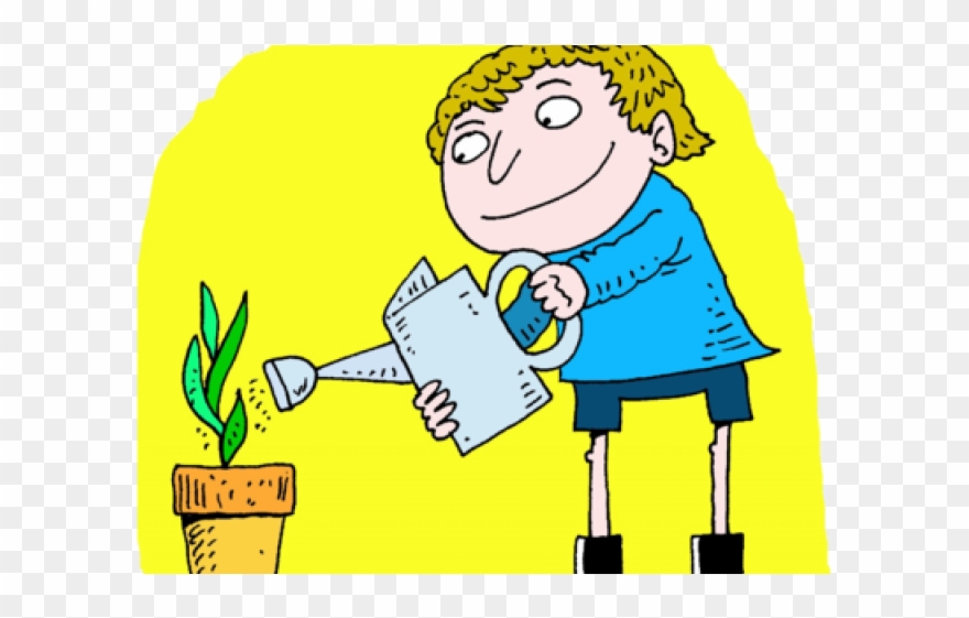 Life Clipart Child Support - Give Water To Plants - Png Download