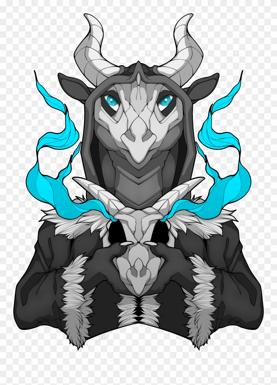 Dragon Necromancer Clipart