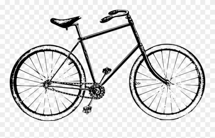 Free Png Download Black And White Bike Png Images Background - Cycle Black And White Clipart