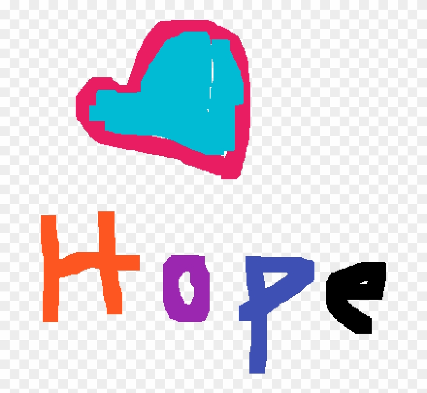 Hope Is My Life - Heart Clipart