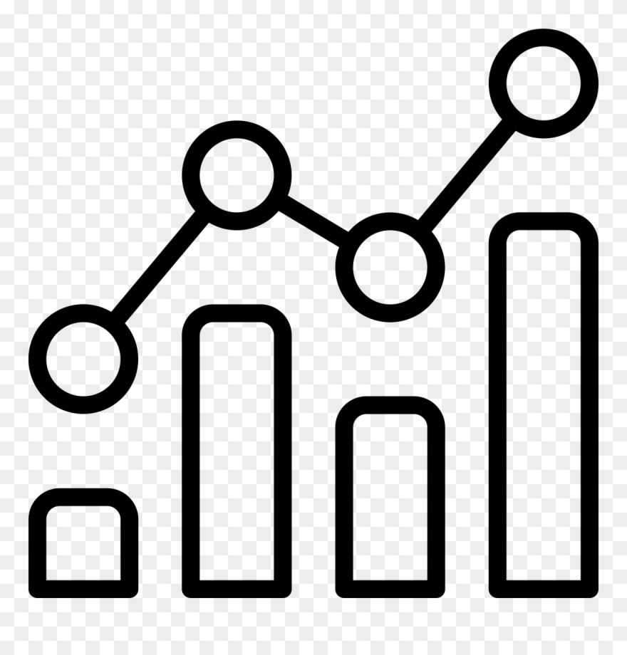Data And Technology - Graph Line Icon Clipart